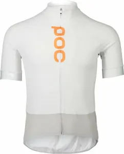 POC Essential Road Logo Jersey Hydrogen White/Granite Grey XL Jersey