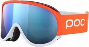 POC Retina Mid Race Zink Orange/Hydrogen White/Partly Sunny Blue Ski Brillen