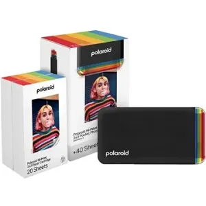 Polaroid Hi-Print 2x3 PocketBook Fotodrucker Generation 2 Starter Set Schwarz