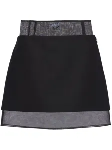 PRADA - Wool Mini Skirt