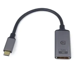 PremiumCord Adapter USB-C auf DisplayPort DP1.4 Stecker/Buchse 8K@60Hz und 4k@120Hz 20cm