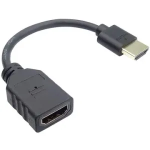PremiumCord Flexi Adapter HDMI Stecker - Buchse für flexible Kabelverbindung zum TV
