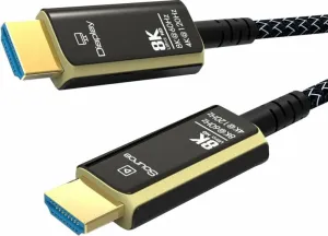 PremiumCord Ultra High Speed HDMI 2.1 Glasfaserkabel 8K/60Hz, vergoldet 5m