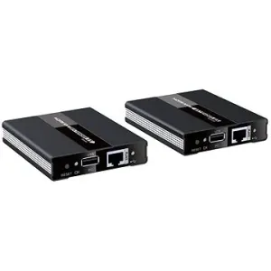PremiumCord HDMI-Extender mit 60 m USB-Anschluss über ein Cat5 / 6-Kabel ohne Verzögerung