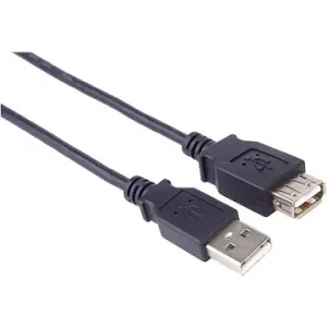 PremiumCord USB 2.0 Verlängerung 0,5m schwarz