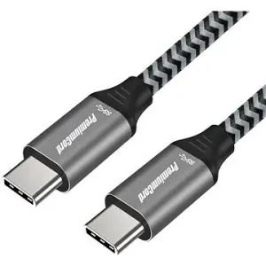 PremiumCord USB 3.2 Gen 1 USB-C Stecker - USB-C Stecker, Kabel baumwollgeflecht 1,5m