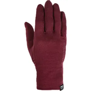 PROGRESS MERINO GLOVES Merino-Handschuhe, weinrot, größe #156735