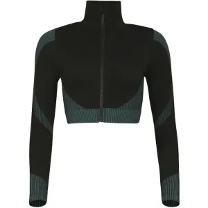 PROGRESS GEMA CROP LS SML Sportsweatshirt für Damen, schwarz, größe
