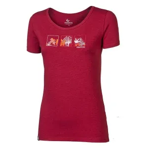 PROGRESS SASA FLOWINDOWS Damenshirt, weinrot, veľkosť XL