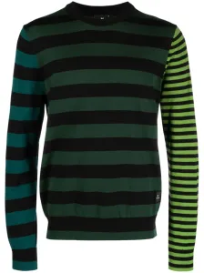 PS PAUL SMITH - Striped Cotton Crewneck Sweater #1509159