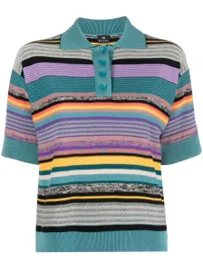 PS PAUL SMITH - Striped Cotton Polo Shirt #1338978