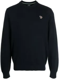 PS PAUL SMITH - Zebra Logo Organic Cotton Sweater #1512107