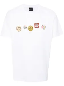 PS PAUL SMITH - Badges Print Cotton T-shirt