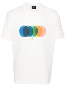 PS PAUL SMITH - Circles Print Cotton T-shirt
