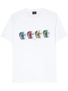 PS PAUL SMITH - Faces Print Cotton T-shirt