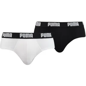 Puma BASIC BRIEF 2P Unterhosen, weiß, größe
