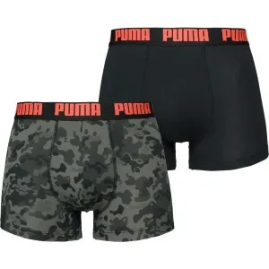Puma MEN CAMO BOXER 2P Herren-Boxershorts, schwarz, größe