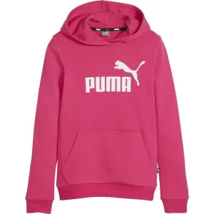 Puma ESS LOGO HOODIE FL G Kapuzenpullover für Mädchen, rosa, größe