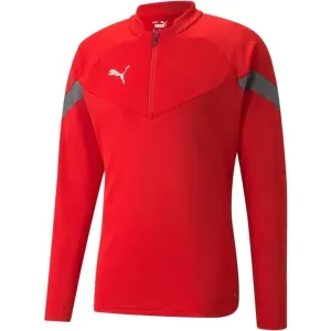 Puma TEAMFINAL TRAINING 1/4 ZIP TOP Trainingssweatshirt für den Herrn, rot, größe