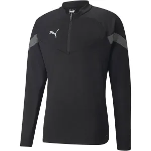 Puma TEAMFINAL TRAINING 1/4 ZIP TOP Trainingssweatshirt für den Herrn, schwarz, größe