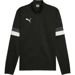 Puma TEAMRISE 1/4 ZIP TOP Herren Sweatshirt se zipem, schwarz, größe #1637714