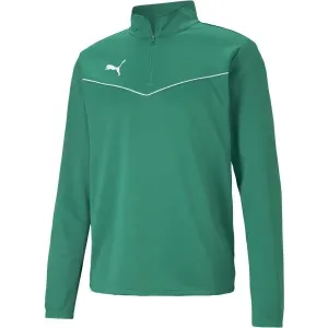 Puma TEAMRISE TOP Herren Fußball Sweatshirt, grün, größe #1512637