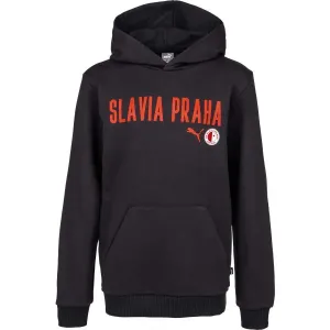 Puma Slavia Prague Graphic Hoody BLK Herren Kapuzenpullover, schwarz, größe #181627