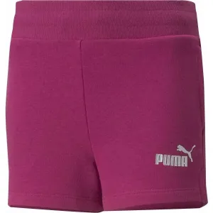 Puma ESS+SHORTS TR G Mädchen Shorts, weinrot, größe #163796