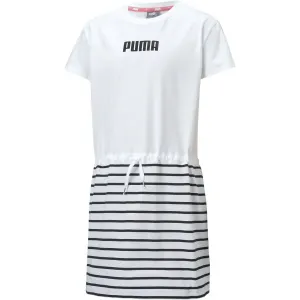 Puma ALPHA DRESS G Mädchen Kleid, weiß, veľkosť 164