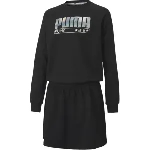 Puma ALPHA DRESS G Sportkleid, schwarz, veľkosť 128