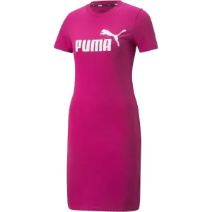 Puma ESS SLIM TEE DRESS Kleid, rosa, veľkosť M