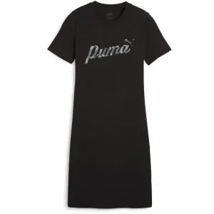 Puma ESSENTIALS + BLOSSOM GRAPHIC DRESS Damenkleid, schwarz, größe