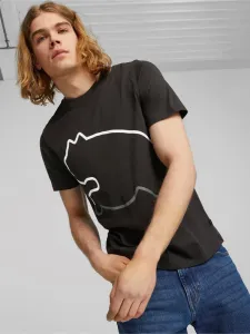 Puma Big Cat T-Shirt Schwarz