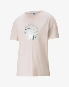 Puma Evide Graphic T-Shirt Rosa
