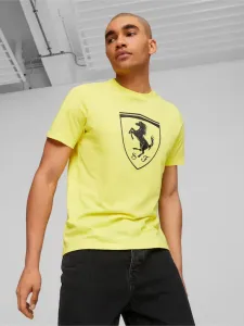 Puma FERRARI RACE Herren-T-Shirt, gelb, größe #1376738