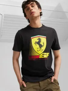 Puma FERRARI RACE Herren-T-Shirt, schwarz, veľkosť XL