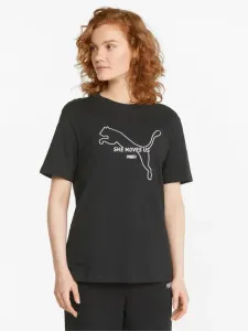 Puma Her T-Shirt Schwarz #505395