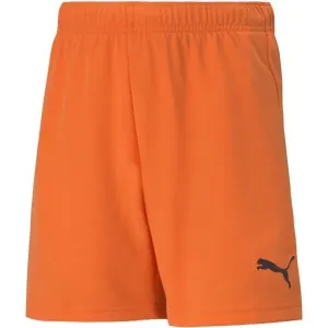 Puma TEAMRISE SHORT JR Fußballshorts für Jungs, orange, größe #1482106