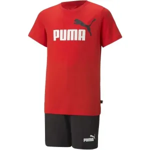 Puma SHORT JERSEY SET B Kinder Trainingsanzug, rot, größe