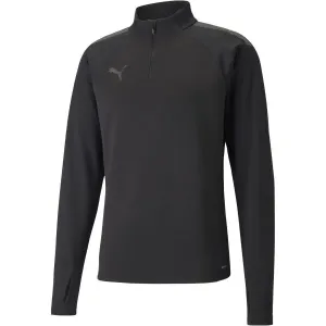 Puma INDIVIDUALLIGA WARM 1 4 ZIP TOP Herren Trainingsshirt, schwarz, größe #720602