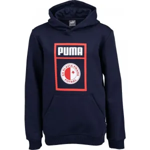 Puma SLAVIA PRAGUE GRAPHIC TEE JR Sweatshirt für Kinder, dunkelblau, größe #165937