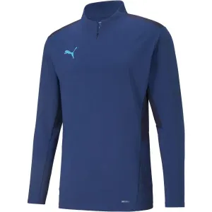 Puma TEAMCUP 1/4 ZIP TOP Herren Trainingssweatshirt, blau, größe #1167073