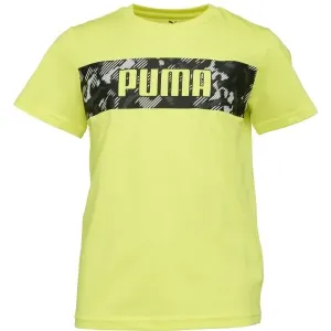 Puma ACTIVE SPORTS TEE Jungenshirt, gelb, größe