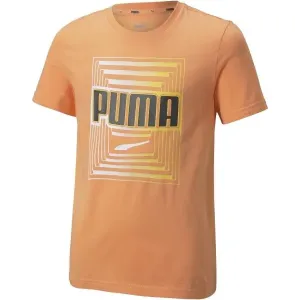 Puma ALPHA GRAPHIC TEE Kindershirt, orange, größe 152