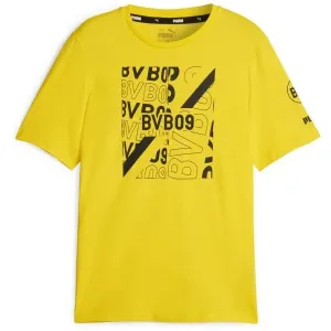 Puma BVB FTBLCORE GRAPHIC TEE Herrenshirt, gelb, größe #1348815