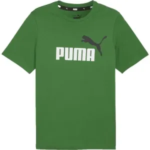 Puma ESS + 2 COL LOGO TEE Herrenshirt, grün, größe