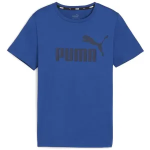 Puma ESS LOGO TEE B Jungenshirt, blau, größe
