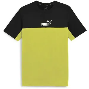 Puma ESS LOGO TEE Herrenshirt, gelb, größe #1568846