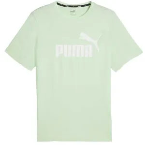 Puma ESS LOGO TEE Herrenshirt, hellgrün, größe #1631479