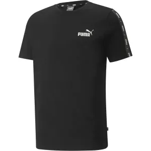 Puma ESS+TAPE TEE Sportshirt, schwarz, größe XL